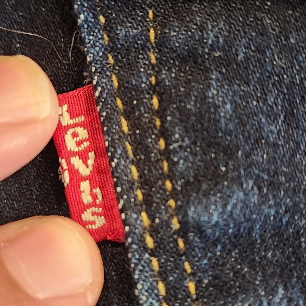 Levi's Women's 311 Mid Rise Shaping Skinny Dark Denim Jeans Size 28 - Picture 9 of 11